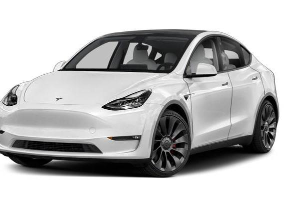 TESLA MODEL Y 2021 5YJYGDED2MF105518 image